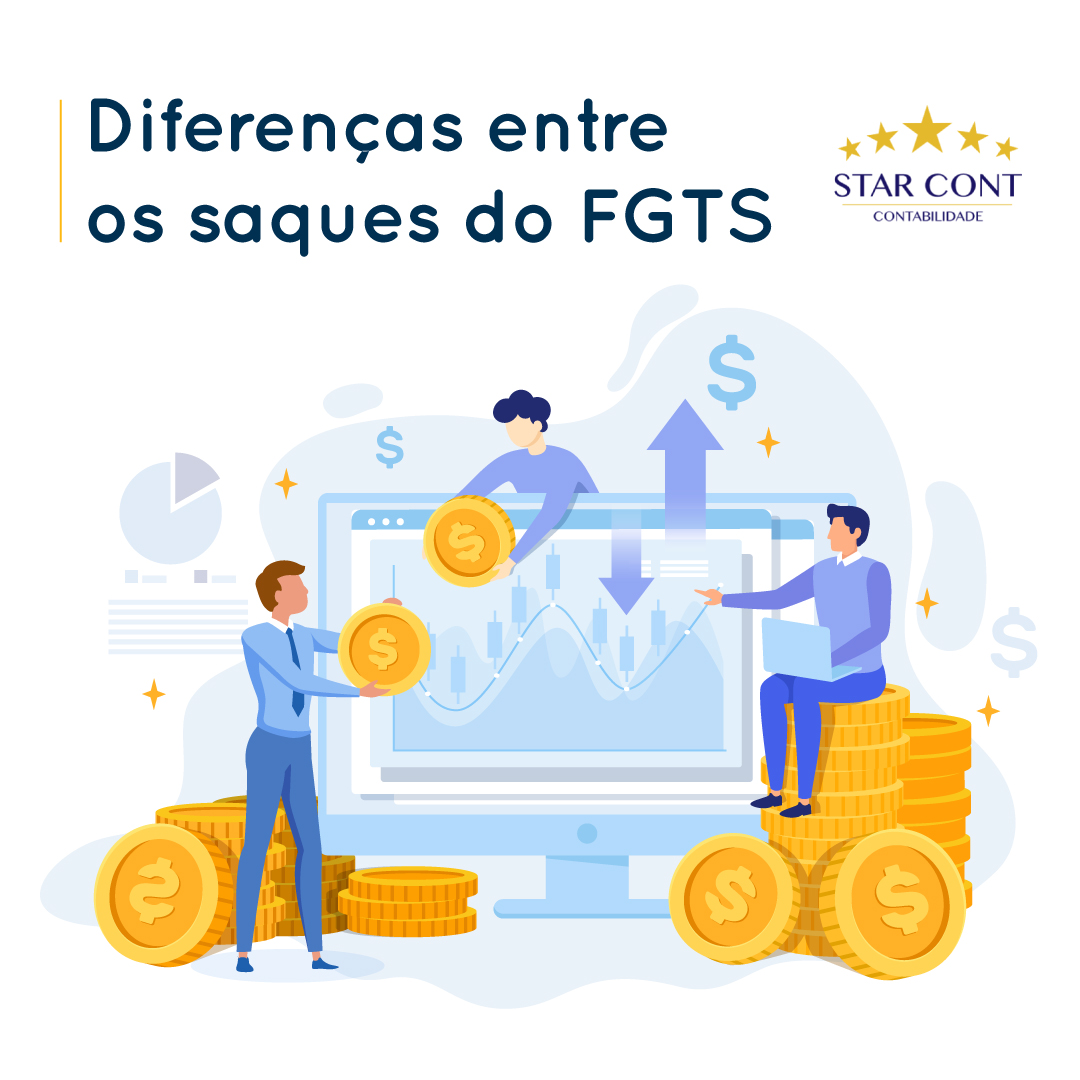 starcont diferencas saques fgts