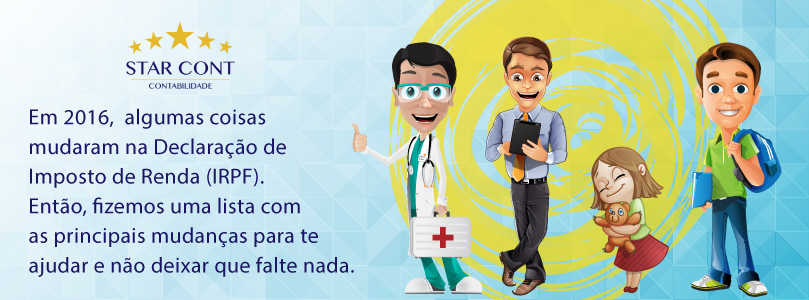 Mudanças na Declaração do IR 2016