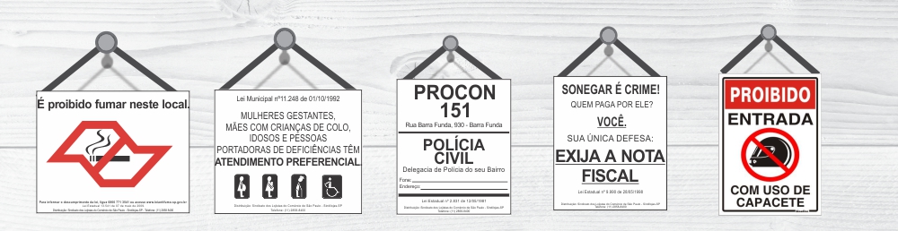 testeiras placas